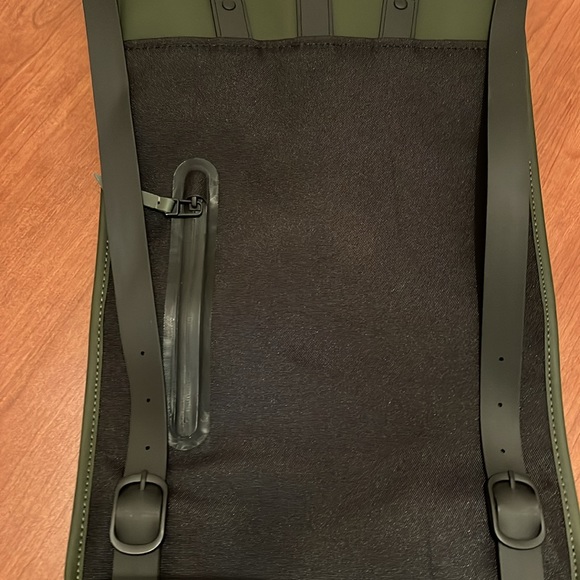 Rains Waterproof Mini Unisex Backback with Stap Sleeves - Picture 5 of 12